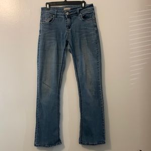 Jeep brand vintage Blue Jeans denim pants tag says size 34 measurements 30 30